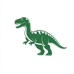 Naklejka premium Design of dinosaur icon logo illustration isolated on white background