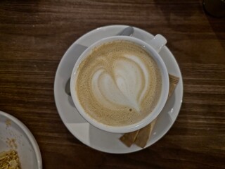 cup of cappuccino
