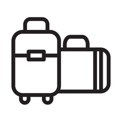 A simple icon pack of summer, vacation, travel, relaxation and family time