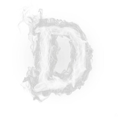 Smoke letter D