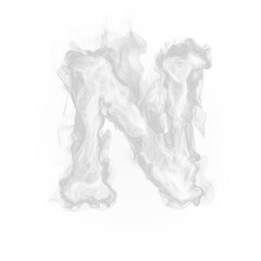 Smoke letter N