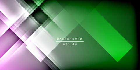 Fototapeta premium Expressive poster with shadow lines. Features technology, minimalist, and business themes, bright vibrant color schemes