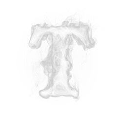 Smoke letter T