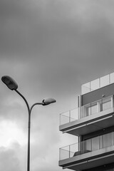 street lamp in the city