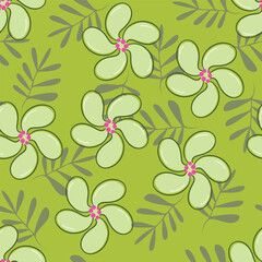 Bunch of flowers, seamless patterns with floral for fabric, textiles, clothing, wallpaper, wall art, cover, banner, interior decor, abstract backgrounds. vector illustration