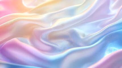 Obraz premium Holographic pastel rainbow background with irides