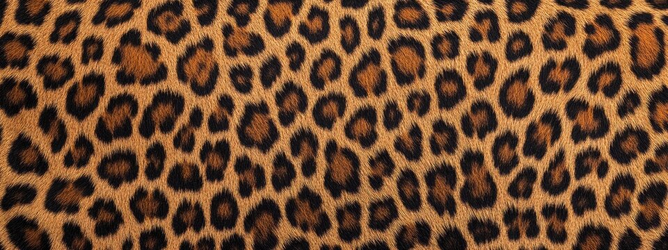 Background with texture of the leopard fur. - Powered by Adobe