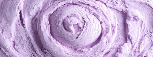 Close-up of the texture of berry sorbet or ice cream.