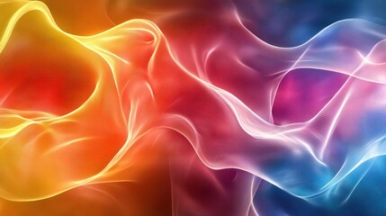 Obraz premium Abstract Colorful Swirls: A Symphony of Hues and Light