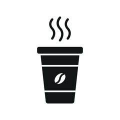 Coffee Paper Cup Icon offers versatile and stylish detailing, ideal for branding, packaging, and digital platforms