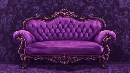 Purple velvet background. Velvet. Illustration