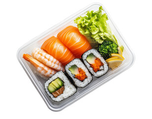 sushi with salmon