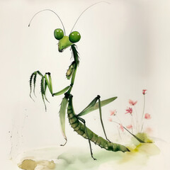 La Mante Religieuse dans l'Art Chinois