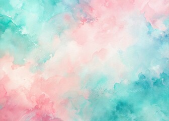 Soft Pink Watercolor Background Texture - Abstract Aquarel Pattern for Creative Projects and Design Use