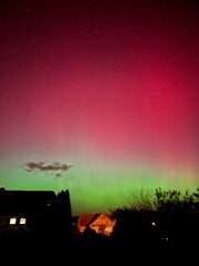 Polarlichter &uuml;ber Niedersachsen