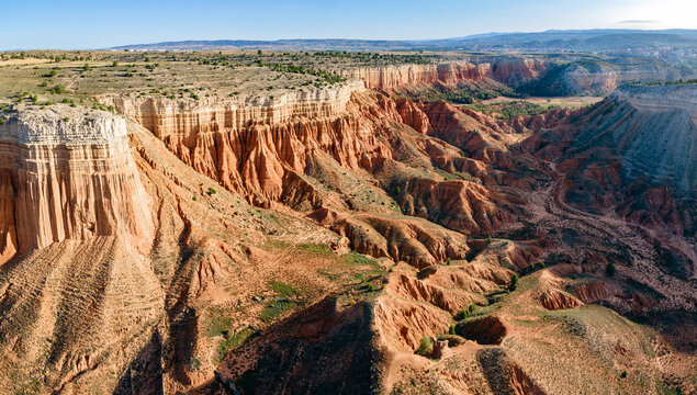 Rambla Barrachina mountain range in Teruel, Spain