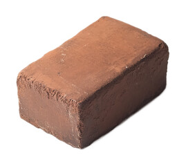 Clay Block for Sculpting & Art Projects - Isolated on White Background