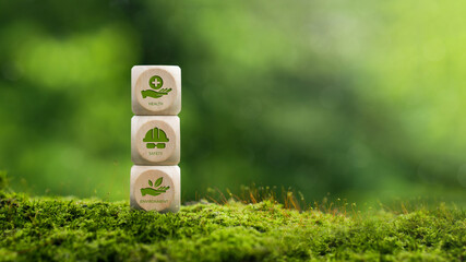 HSE Health, Safety, Environment Concepts that focus on accident prevention, environmental...