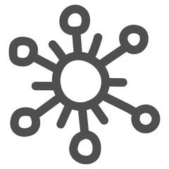 Snowflake Hand drawing