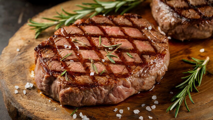 Juicy Grilled Hanger Steak with Rosemary