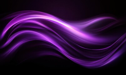 Abstract Purple Light Wave