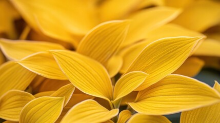 Obraz premium Close-up view of vibrant yellow leaves.