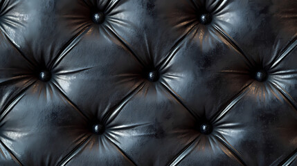 Naklejka premium Matte true black leather texture with elegant and timeless appearance, leather, texture, black, matte, background, elegant. Timeless. Illustration