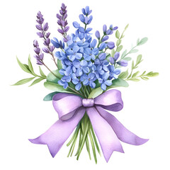Fototapeta premium Winter Wildflowers Clipart Vector Illustration