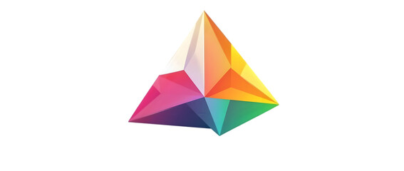 Geometric recolorable vector shape, modern design icon, isolated on plain white background, Transparent PNG