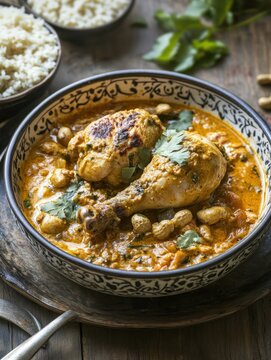 National Dish of Niger Djerma Stew, Niger-style djerma, or peanut chicken stew