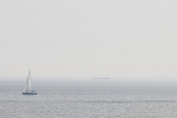 sailing boat on the sea