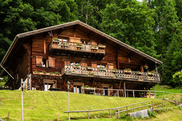 original houses in the Alps
