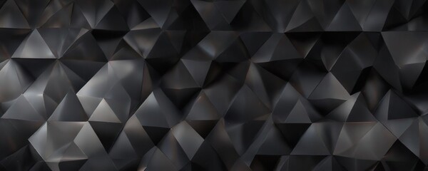 Obraz premium Black and gray gradient background with geometric patterns, clean lines, geometric shapes