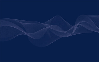 abstract blue wave background