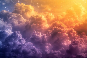 Vibrant cosmic nebula with stars and supernova  a stunning universe background for astronomy lovers