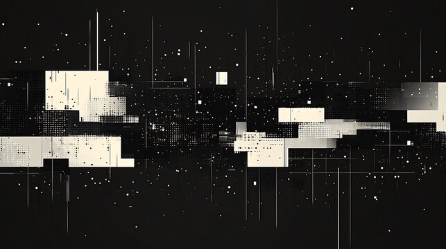 Minimalist black white Morse code alphabet poster for modern educational decor