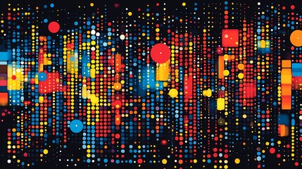 Playful educational Morse code alphabet grid design for classrooms or creative learning spaces