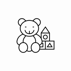 baby toys icon sign vector