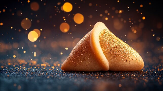 The golden allure of fortune: A pair of intricately designed golden coins shimmering against a backdrop of glowing orbs. - Fortune's Gold Coins