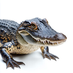 Fototapeta premium crocodile isolated on white