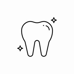 clean tooth healthy icon sign vector
