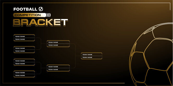 football soccer sport game tournament championship contest stage layout, double elimination bracket board chart vector 
