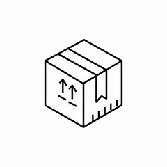 delivery package box icon sign vector