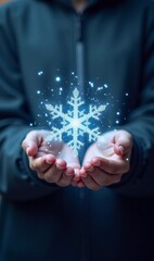 snowflake on snow a futuristic background, snowflake, vector