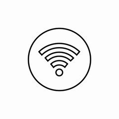 wifi internet icon sign vector