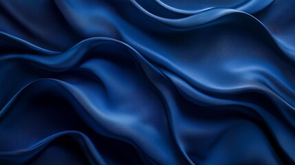 Obraz premium Luxurious Blue Silk Fabric Background
