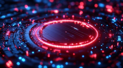 Futuristic Digital Circuit