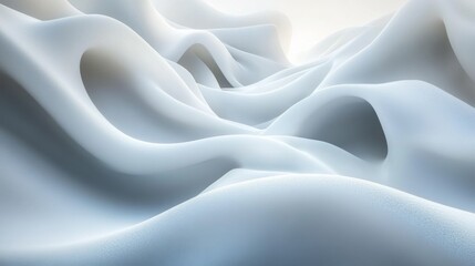 Obraz premium Abstract Flowing Shapes