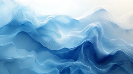 Obraz premium Abstract Blue Waves