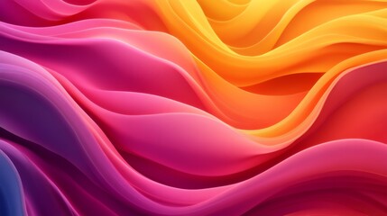 Obraz premium Vibrant Abstract Color Waves